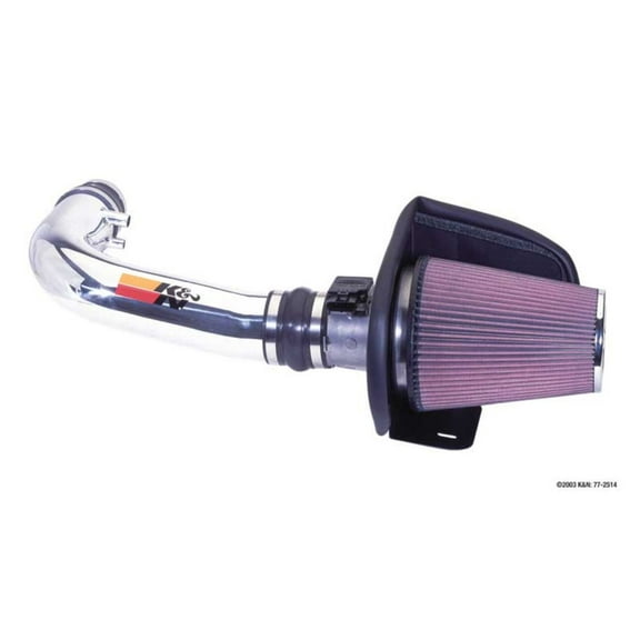 K&N Cold Air Intake Kit: 1997-2004 Ford/Lincoln (F150, Expedition, Lobo, F250, Navigator) 4.6/5.4L V8, 77-2514KP