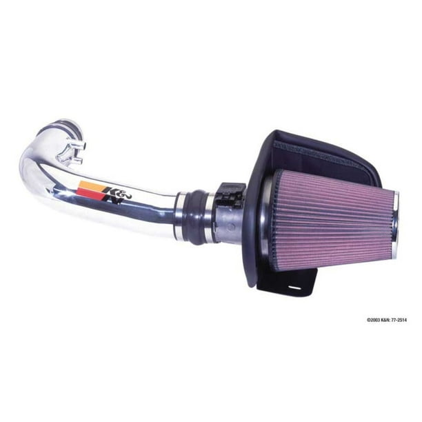 K&N Cold Air Intake Kit High Performance, Guaranteed to Increase