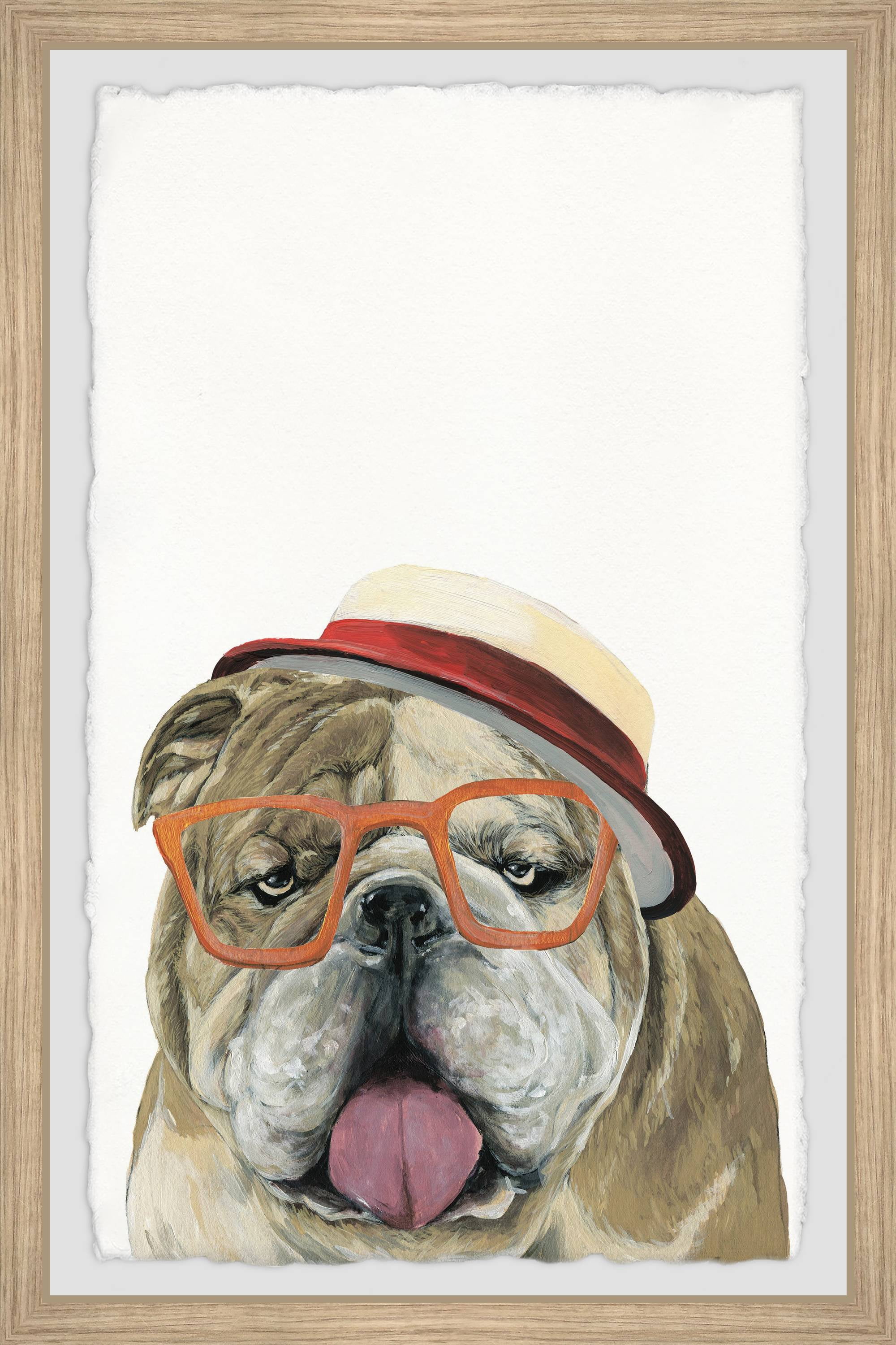 Marmont Hill "The Pack Leader" Framed Painting Art Print, 12.00" x 1.50"