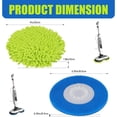 thumbnail image 2 of Magic Sponge Eraser Pads and Microfiber Chenilles Pads for Shark Steamer S7001 s7020 s7000amz s7000 s7001tgt s7201 s8201 S7005 s8001 Series Rotating Steam Scrubber,Scrub Sanitize at The Same, 2 of 14