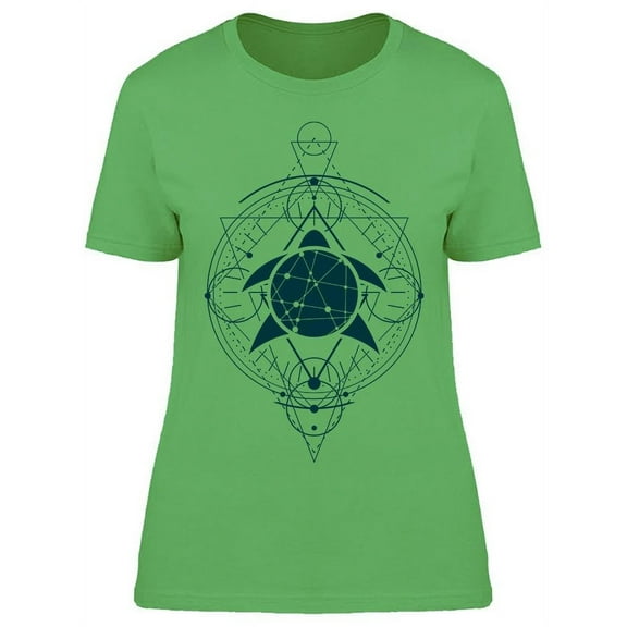 Geometry Turtle T-Shirt Women -Image by Shutterstock, Female Small