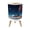 Color 4, variant on Small Trash Can with Lid Futuristic Landscape Snow Capped Mountains Red Rock 1.8 Gallon Dog Proof Trash Can Round Garbage Can Waste Bin Wastebasket for Bathroom Bedroom Living Room