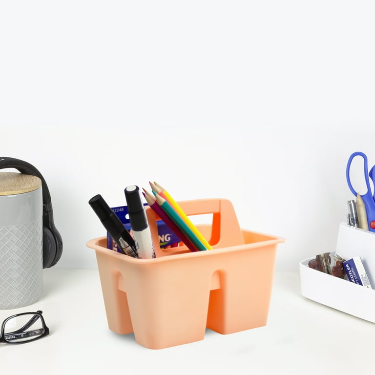 Pen+Gear Mini Plastic Caddy, Desktop Craft and Hobby Organizer