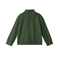 thumbnail image 3 of Abcomgle Boys 1/4 Zip Pullover Fashion Waffle Knit Kids Pullover Sweatshirts Crewneck Long Sleeve Sweaters for Boys Lightweight Boys Fall Shirts, 3 of 6