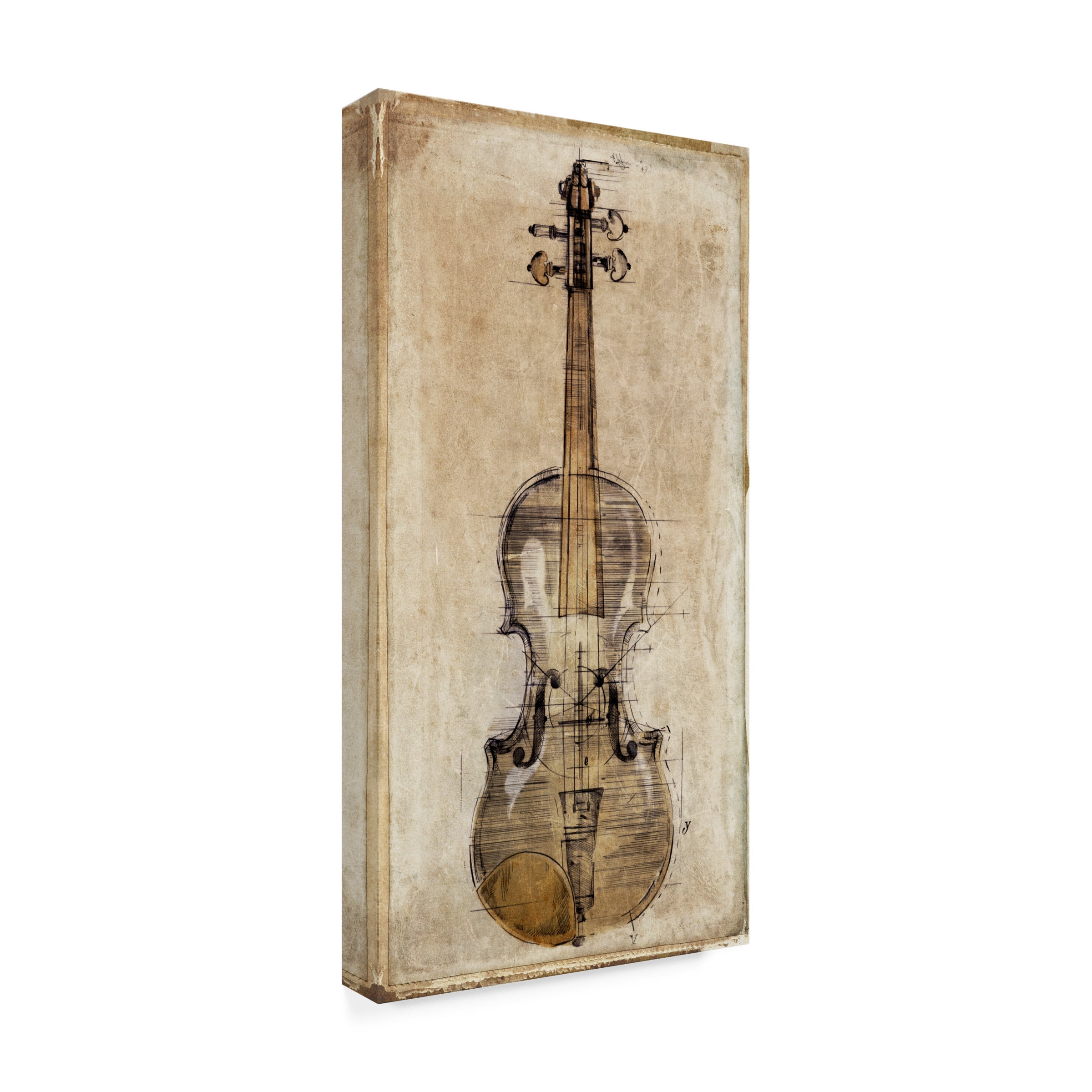 Symposium Design 'Violin 3' Canvas Art