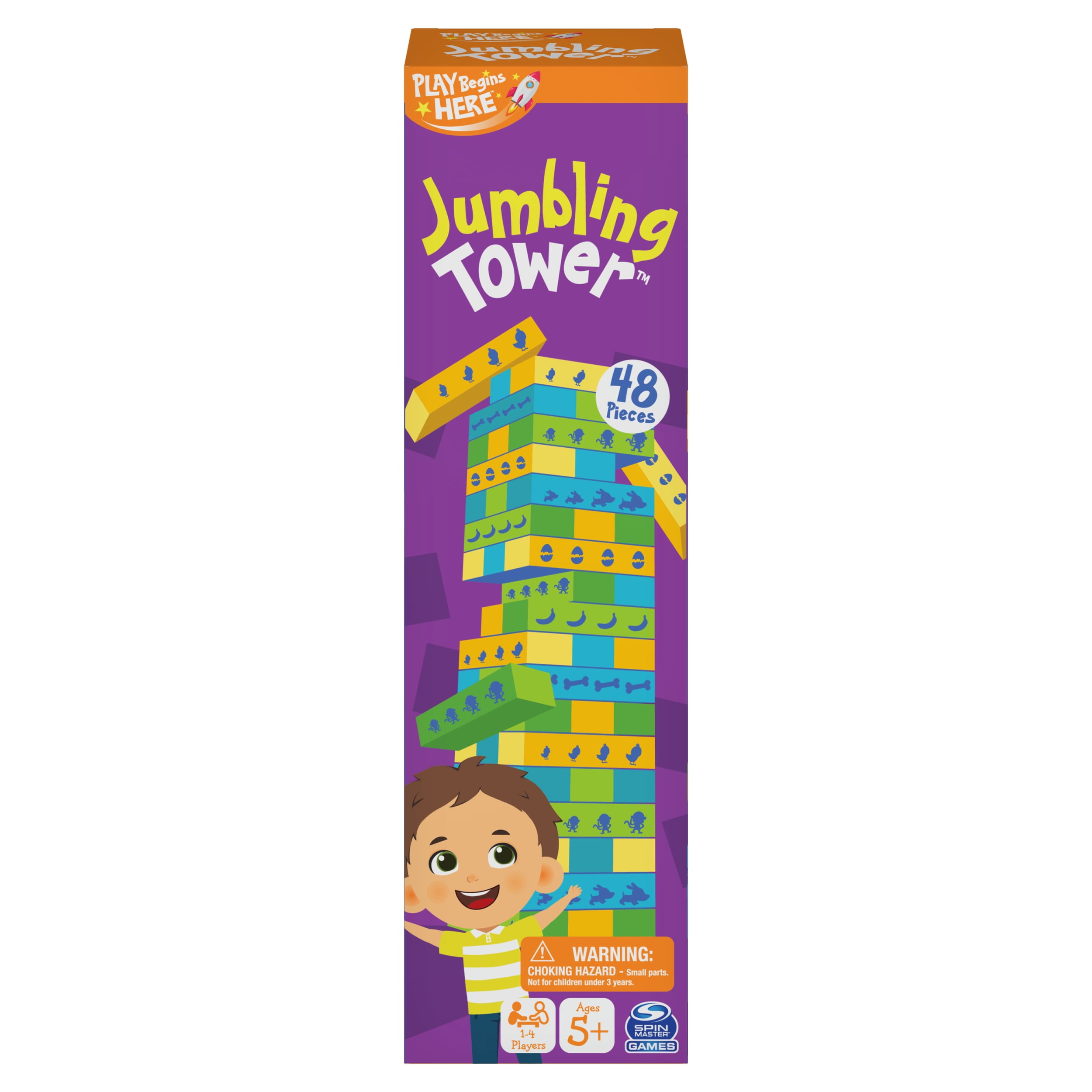 Play Begins Jumbling Tower Game, for Families and Kids Ages 5 and up