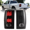 thumbnail image 2 of LED Tail Lights for 2001-2005 Ford Ranger Rear Brake Lamps Black Smoke lens Pair, 2 of 10