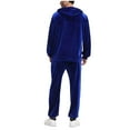 thumbnail image 5 of Yusimy Men's Solid Color 2-Piece Velvet Tracksuit Hoodie Long Sleeve Slim-Fit Jogger Pants Casual Fashion, 5 of 7