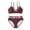 Womens Swimsuits Wine, variant on ylioge Womens Plus Size Bikini Sets S-5XL Two Piece Swimsuits Ladies Color-Block Adjustable Beach Swimwear Swimwear Bathing Suits