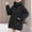 02 Black, variant on YueHuiYing Outdoor Ventures Women's Hooded Ultra Lightweight Warm Thermolite Long Coat