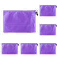 thumbnail image 2 of 5 Pcs Canvas Zipper Pouch, 13.39X9.45 inch Texture Waterproof Document Pouch, Portable Paper Organizer Bag, Durable File Folder, Lightweight Office Paper Sorting Container, Document Holding Case, 2 of 4