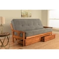 thumbnail image 2 of Kodiak Furniture Monterey Futon with Fabric Mattress in Marmont Blue/Barbados, 2 of 5