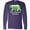 Purple, variant on Inktastic Smoky Mountains, Tennessee- Mountains and Bear Shape Long Sleeve T-Shirt