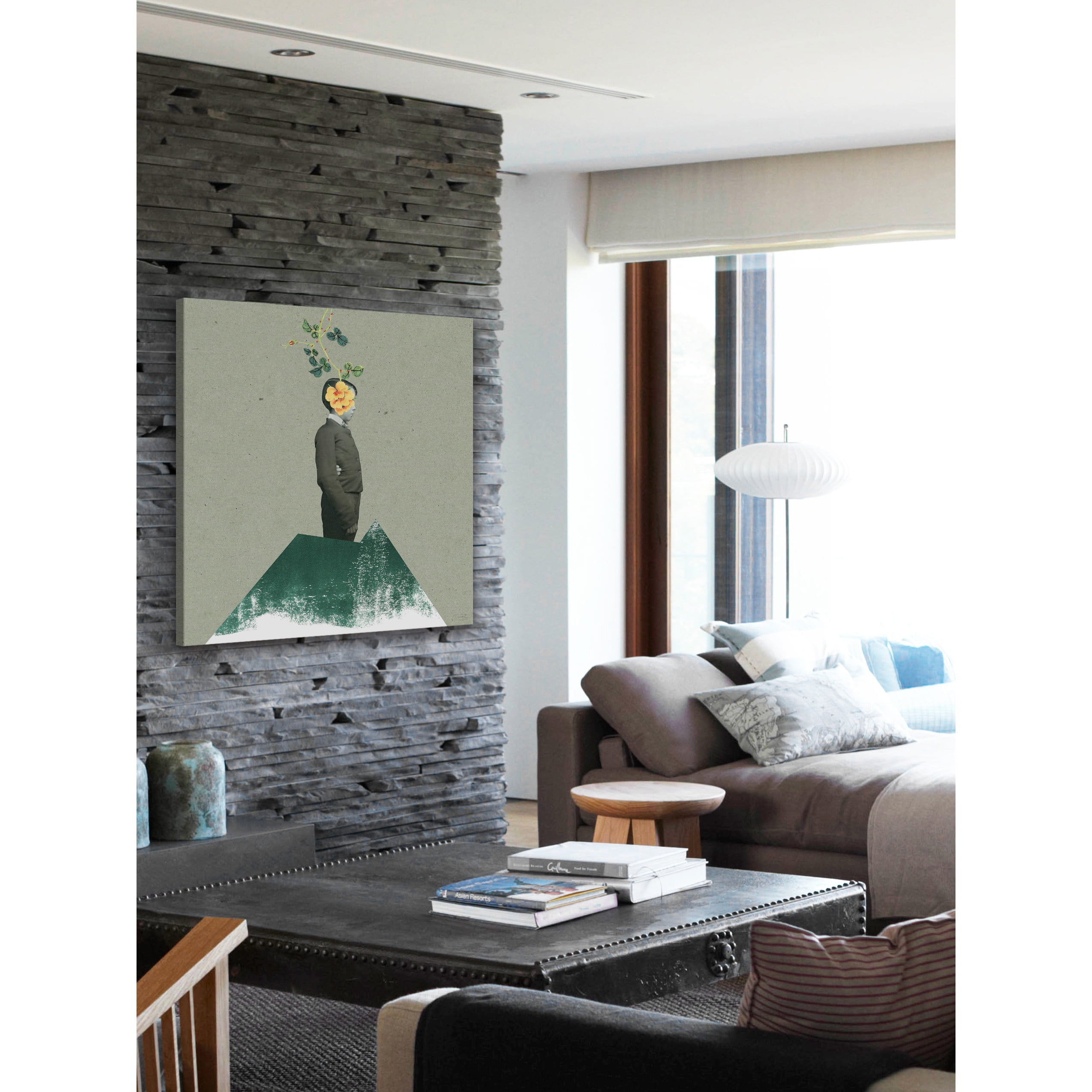 Marmont Hill "No Face" by Bengoa Vazquez Painting Print on Wrapped Canvas