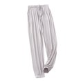 thumbnail image 2 of asjyhkr Pajama Pants Women Drawstring Elastic Waist Jogger Casual Loose Breathable Lightweight Solid Color Homewear Sleepwear Pants with Pockets, 2 of 6