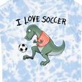 thumbnail image 4 of Inktastic I Love Soccer-dinosaur in Orange Boys or Girls Toddler T-Shirt, 4 of 5