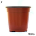 thumbnail image 2 of 50Pcs Flower Pot Practical Easy-cleaning Sturdy Plant Nursery Container for Decoration, 2 of 9