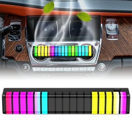 

Threns Car Light Interior Car Rgb Rhythm Light Car Air Vent Music Rhythm Pickup Lights with 17 Colors 10 Modes