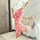 thumbnail image 4 of Sanrio-pantalones de felpa de Hello Kitty para mujer, tejido elástico suave y cálido, pijama de dibujos animados para niña, pantalones para el hogar, regalos de vacaciones de Navidad, 4 of 4
