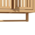 thumbnail image 4 of Bathroom Wall Mounted Cabinet,Bamboo Toilet Storage Box with Doors and Shelves, Over The Toilet Bamboo Storage Cabinet for Bathroom, 4 of 7
