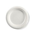 thumbnail image 1 of 6'' Sugarcane Fibre Plate (White) (100% Compostable & Recyclable) 1000 unit/Pack, 1 of 1