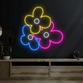 thumbnail image 3 of C-craft Poppies Flower Neon Sign for Living Room Wall Decor Gift for Bedroom Wall Decor, 3 of 4