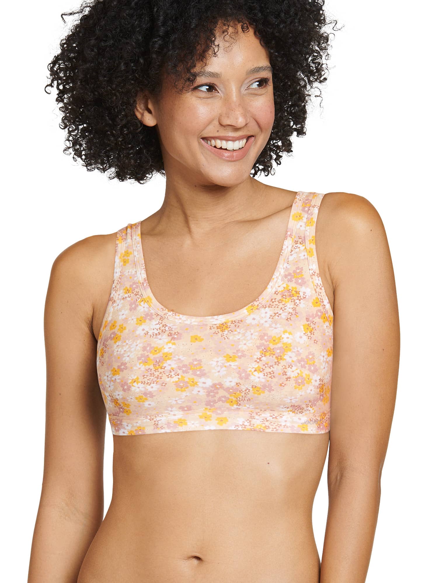 Jockey Women Organic Cotton Stretch Tank Strap Bralette