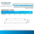 thumbnail image 3 of Portamembranas para Sistemas de Ósmosis Inversa comercial / Industrial Purikor PK-PM40S300-1, 3 of 4