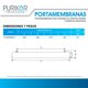 thumbnail image 3 of Portamembranas para Sistemas de Ósmosis Inversa comercial / Industrial Purikor PK-PM40S300-1, 3 of 4