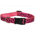 thumbnail image 1 of Leopard Dog Collar, Pink - Medium, 1 of 1