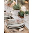 thumbnail image 6 of Cloth Napkins 1 Piece - 20x20 Inches, Orange Grey Forest Washable Reusable Table Napkins, Grey Modern Art Oil Painting Soft & Absortbent Dining Napkin for Party Wedding Hotel Restaurant, 6 of 8