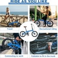 thumbnail image 6 of Ambifirner Foldable Bike for Adults,20 Inch Commuter Bike with Detachable Basket,7-Speed,Streamlined Design,Folding Bicycle for Commuting,Fitness and Vacation, 6 of 7