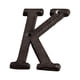 thumbnail image 2 of Juego de letras de hierro forjado para casa | 26 letras en inglés con tornillos | Estilo rústico industrial | Metal revestido duradero para decoración de casa, jardín, tienda | Letreros y núm, 2 of 2