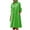 Green, variant on VSSSJ Womens Long Sleeve Shirt Dresses Turndown Collar Solid Color Button Down Simple Casual Knee-Length Loose Dress with Pockets Black M