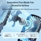 thumbnail image 2 of Miniventilador portátil para pestañas JISULIFE, recargable por USB, azul, 2 of 7
