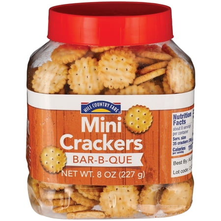 2 Pack - Hill Country Fare BBQ Mini Crackers - 8 oz Packaging may vary