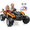 Orange-Shark, variant on East doll 24V Ride on Toys Car for Big Kids, 2 Seater Power Ride on UTV , Sharks Electric Car for Kids Aged 3-10Y, 4WD 800W Motors, Remote Control, 5.1Mph, Music, Green