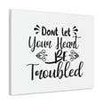 thumbnail image 2 of Scripture Walls John 14:1 Don't Let Your Head Be Troubled Bible Verse Canvas Christian Wall Art Ready to Hang Unframed, 2 of 18