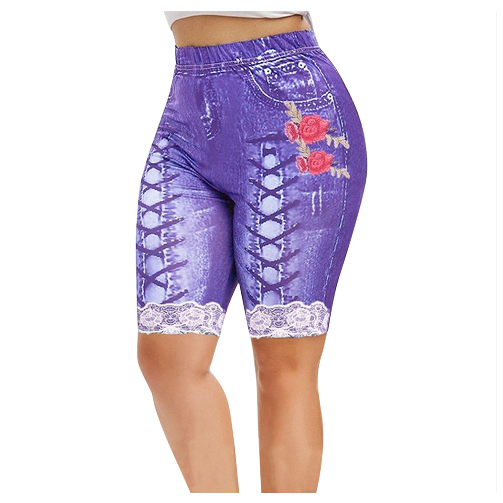 plus size purple jeggings