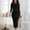 Black, variant on Women's Long Sleeve Dress, Round Neck Bodycon Midi Dress, Soft Milk Silk Fabric for Casual and Daily Wear