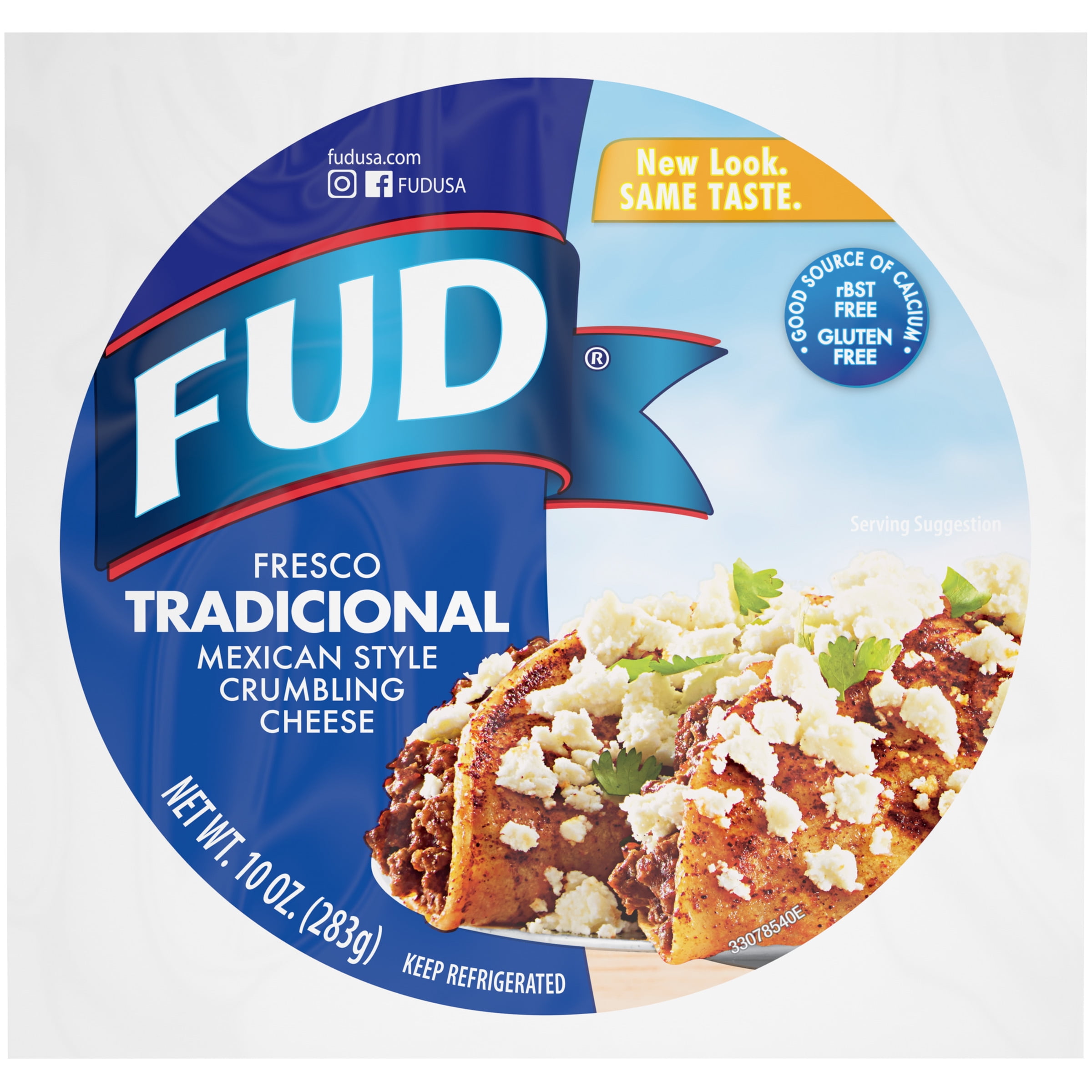 Fud Fresco Natural Mexican Style Crumbling Cheese, 10 Oz.