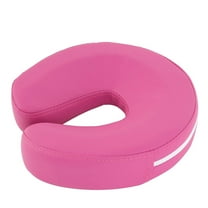 UBesGoo Foam Face Cradle Cushion Pillow Pad for Massage, Facial Care, Headrest Cushion Soft PU and High-density Foam Sponge Inside, Pink