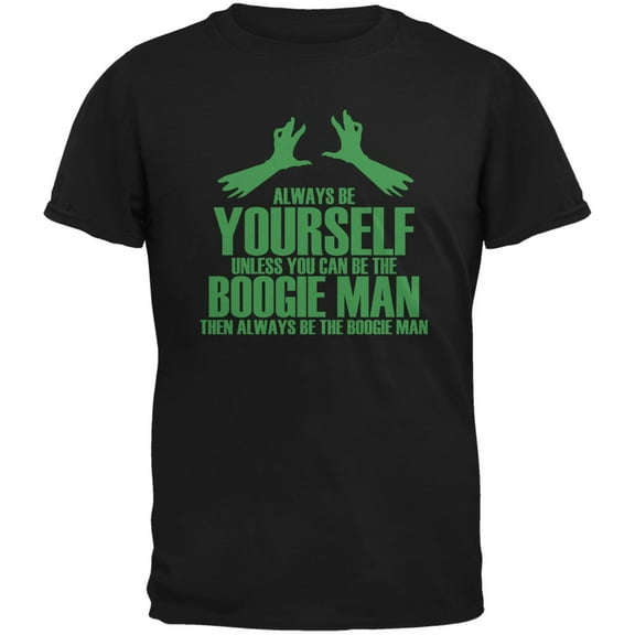 Always Be Yourself Boogie Man Black Youth T-Shirt