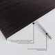 thumbnail image 5 of 3 Repisas Flotantes Minimalistas Melamina Vintage 30x15 Color Cafe, 5 of 6