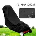 thumbnail image 4 of Oxford Fabric Waterproof Lawn Mower Cover Heavy Duty Push Mower Rain Protection for Garden 74x19.5x39 Inches, 4 of 5