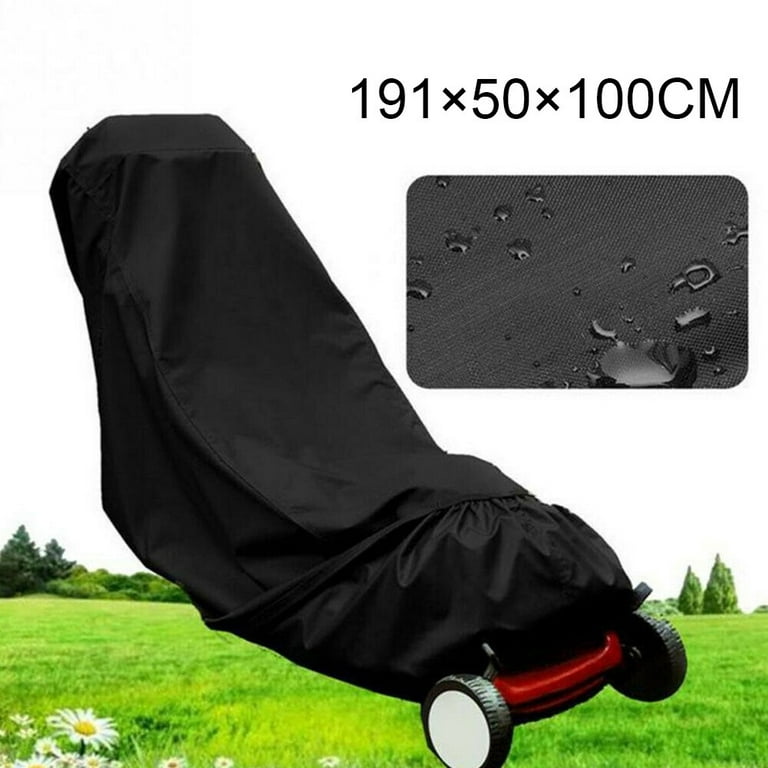 QIFEI Lawn Mower Cover, Universal Fit Push Mower Cover, Protects Against  Water, UV, Dust, Dirt, Wind for Outdoor Protection, Lawn Mower Accessories  Black 