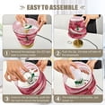 thumbnail image 6 of Adjustable 3-Color Light Desk Light Vintage Bronze Table Lamp For Bedroom Office Living Room White Love Birds Roses Envelopes, 6 of 9