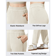 thumbnail image 4 of G4Free Smoofit Fleece Lined Joggers Sweatpants Women High Waist Casual Lounge with Pockets Warm Pants Workout Winter Travel, 4 of 8