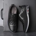 thumbnail image 2 of Mens Dress Shoes Casual Business Oxford Derby Orthopedic Leather Shoes Simple Lace-up Walk Loafers Flats Shoes for Men, 2 of 8
