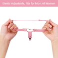 thumbnail image 2 of 2pcs Adjustable Faux Leather Thigh Garter, Elastic Punk Heart-Shape Thigh Garter with Anti-Slip Clips, Pink, 2 of 6